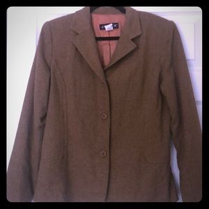 Light Brown Wool Blazer